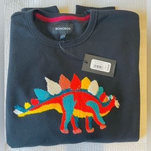 Bonobos | Sweaters | Bonobos Nwt L Dinosaur Sweatshirt | Poshmark